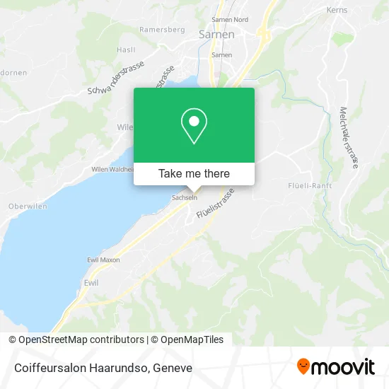 Coiffeursalon Haarundso map