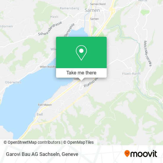 Garovi Bau AG Sachseln map