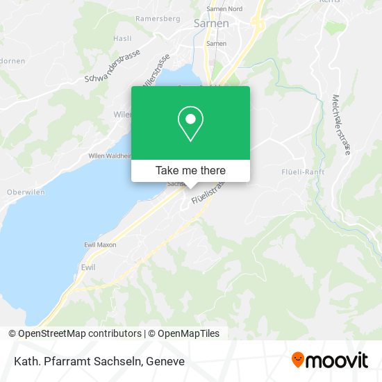 Kath. Pfarramt Sachseln map