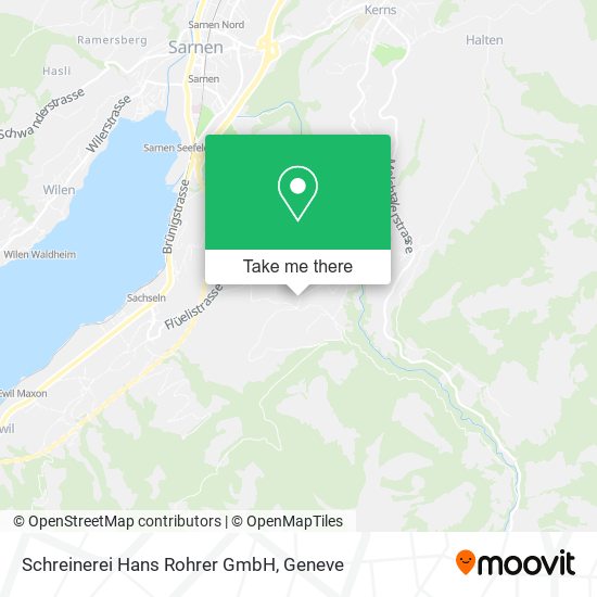 Schreinerei Hans Rohrer GmbH map