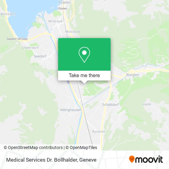 Medical Services Dr. Bollhalder map
