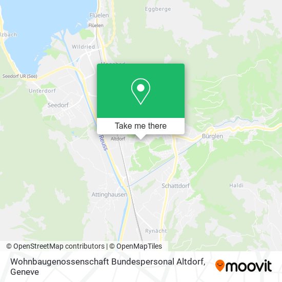 Wohnbaugenossenschaft Bundespersonal Altdorf plan