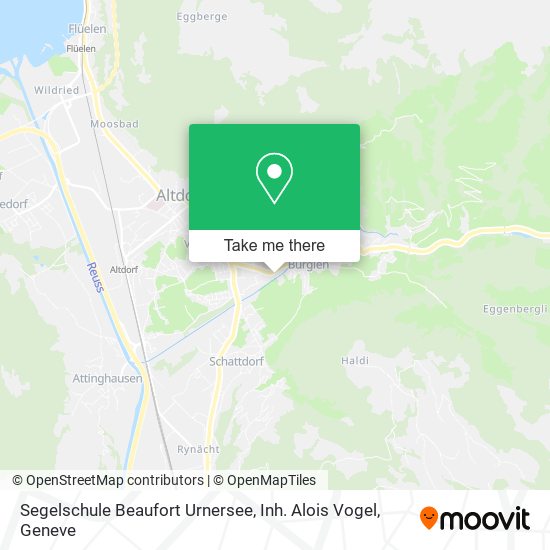 Segelschule Beaufort Urnersee, Inh. Alois Vogel map