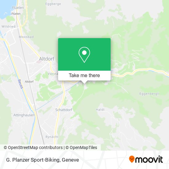 G. Planzer Sport-Biking map