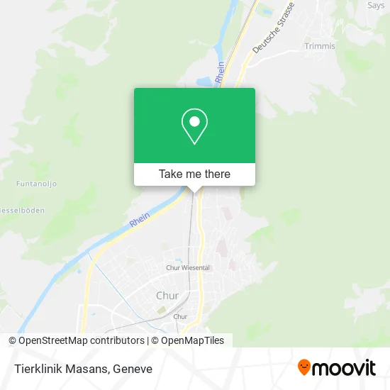 Tierklinik Masans map