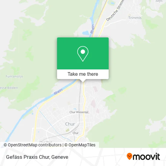 Gefäss Praxis Chur map