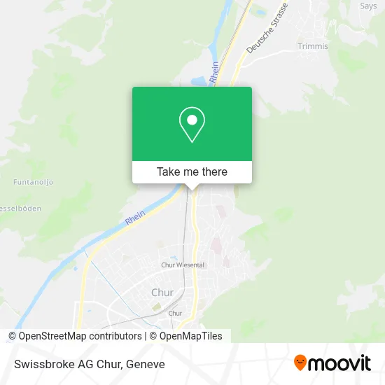 Swissbroke AG Chur map
