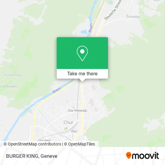 BURGER KING map