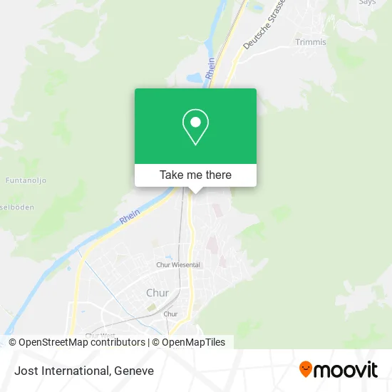 Jost International map