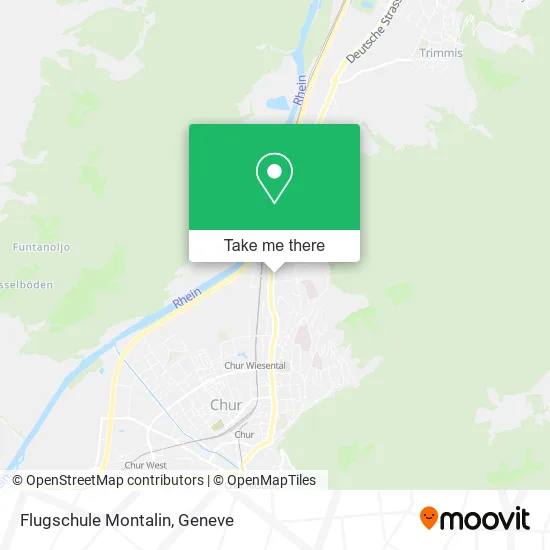 Flugschule Montalin map