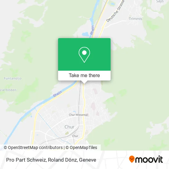 Pro Part Schweiz, Roland Dönz map