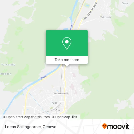 Loens Sailingcorner map