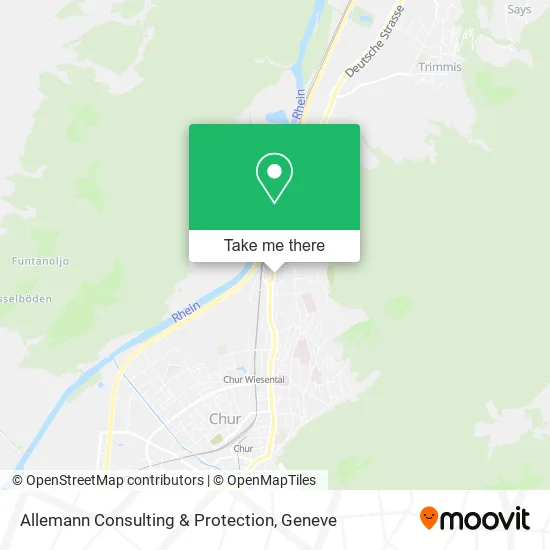 Allemann Consulting & Protection map