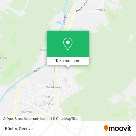 Bünter map