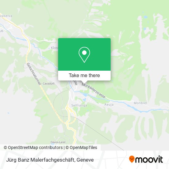 Jürg Banz Malerfachgeschäft map