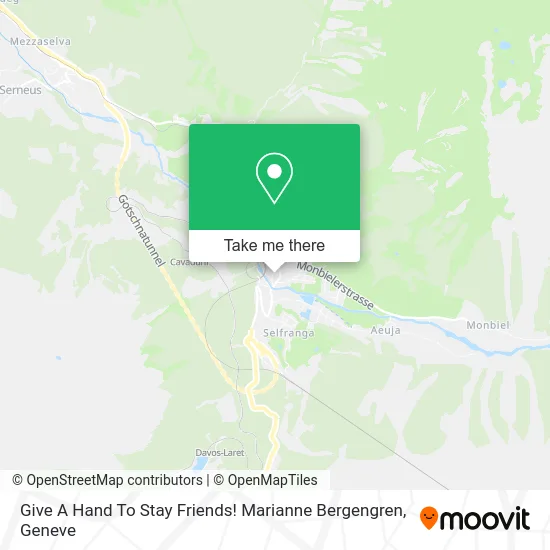 Give A Hand To Stay Friends! Marianne Bergengren map