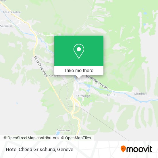Hotel Chesa Grischuna map