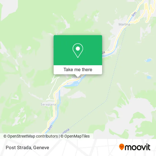 Post Strada map