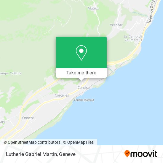 Lutherie Gabriel Martin map