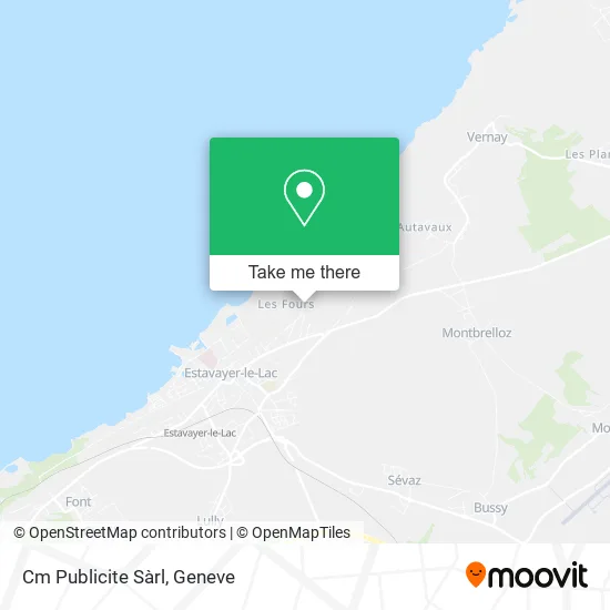 Cm Publicite Sàrl map