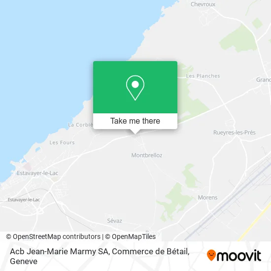 Acb Jean-Marie Marmy SA, Commerce de Bétail map