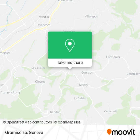 Gramise sa map