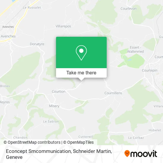 Econcept Smcommunication, Schneider Martin map