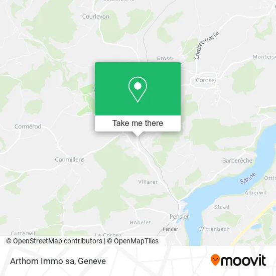 Arthom Immo sa map