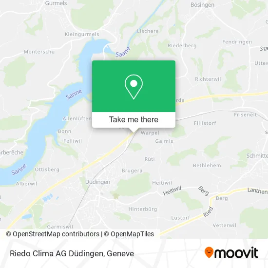 Riedo Clima AG Düdingen map