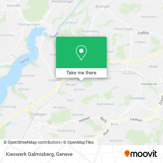 Kieswerk Galmisberg map