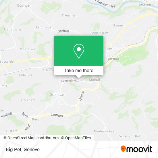 Big Pet map