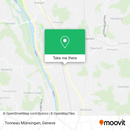 Tonneau Münsingen map