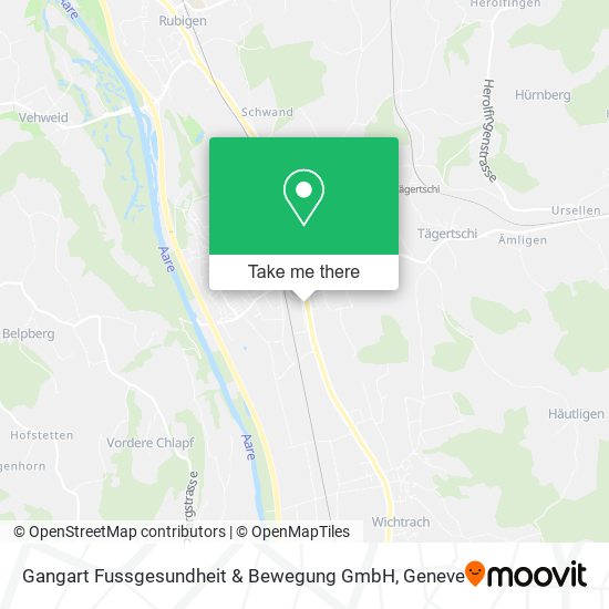 Gangart Fussgesundheit & Bewegung GmbH map