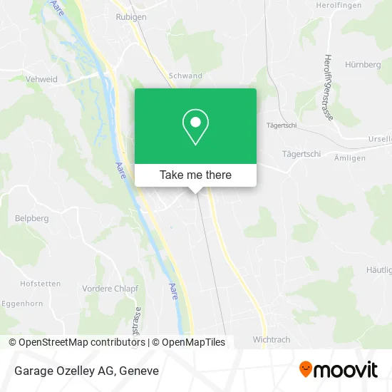 Garage Ozelley AG map