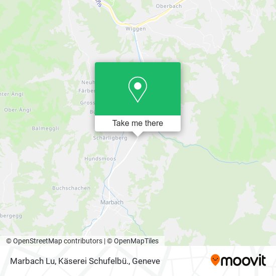 Marbach Lu, Käserei Schufelbü. map