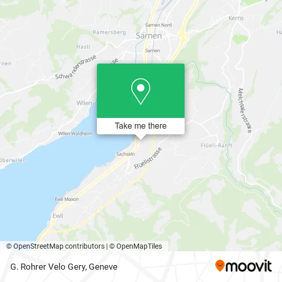 G. Rohrer Velo Gery map