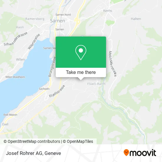 Josef Rohrer AG map
