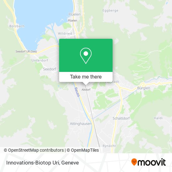 Innovations-Biotop Uri map