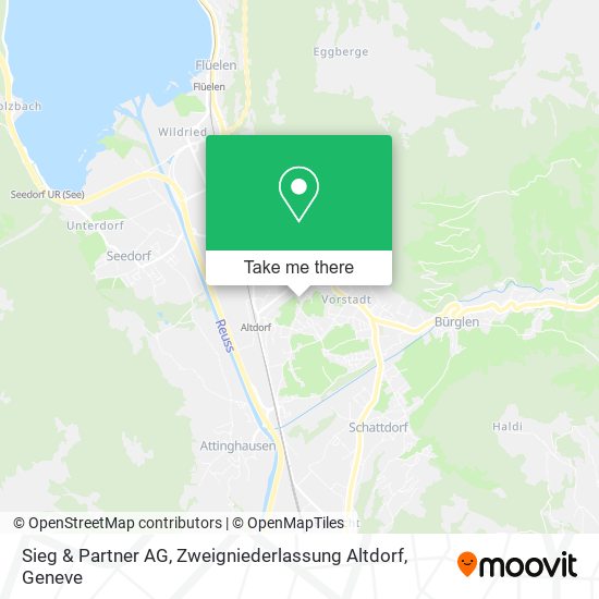 Sieg & Partner AG, Zweigniederlassung Altdorf map