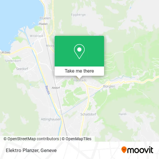 Elektro Planzer map