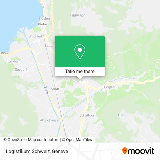 Logistikum Schweiz map