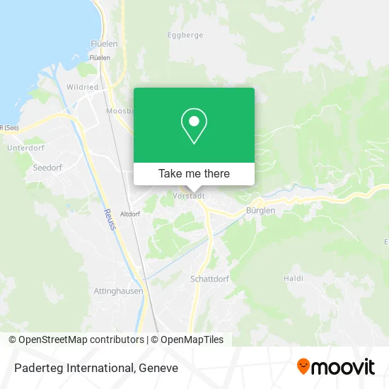 Paderteg International map