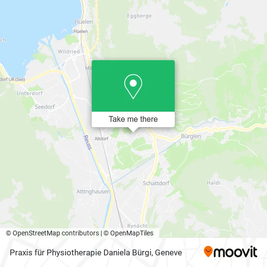 Praxis für Physiotherapie Daniela Bürgi map