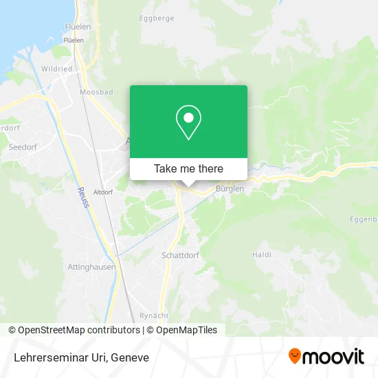 Lehrerseminar Uri map