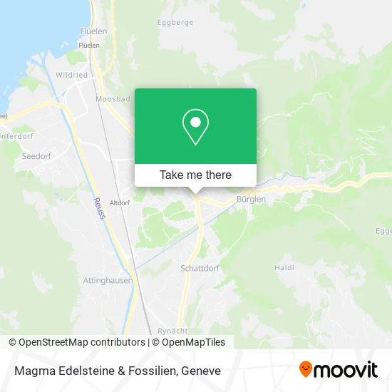 Magma Edelsteine & Fossilien map