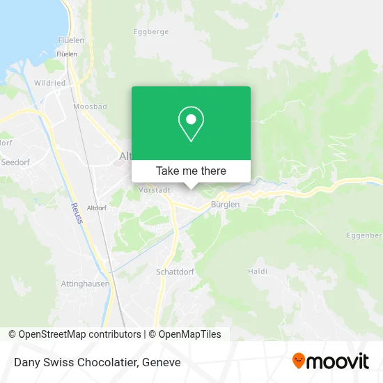 Dany Swiss Chocolatier map
