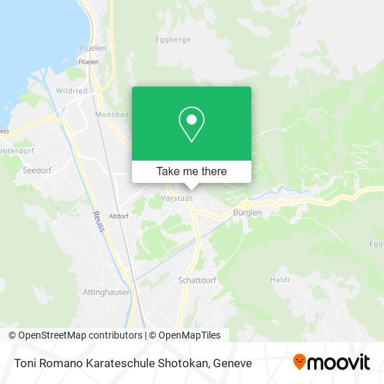 Toni Romano Karateschule Shotokan map