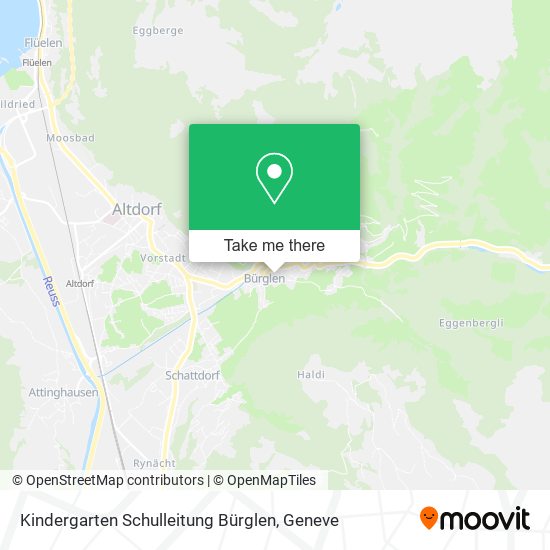 Kindergarten Schulleitung Bürglen map