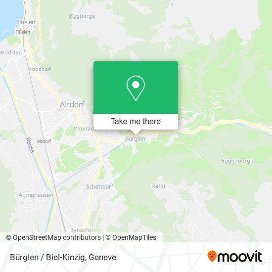 Bürglen / Biel-Kinzig map