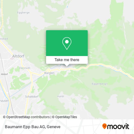 Baumann Epp Bau AG map
